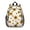 Sunflower White Pattern, variant on Sunflower and Cowprint White Pattern Backpack for School, Cute School Bag with Adjustable Shoulder Straps and Padded Back, 15"x11.42"x5.5"