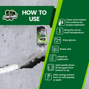 Sprayman Gaps & Cracks Filler Foam - Expanding Foam Sealant for Doors, Windows & Wall Repairs - Waterproof & Paintable, 12 oz - 2 Pack