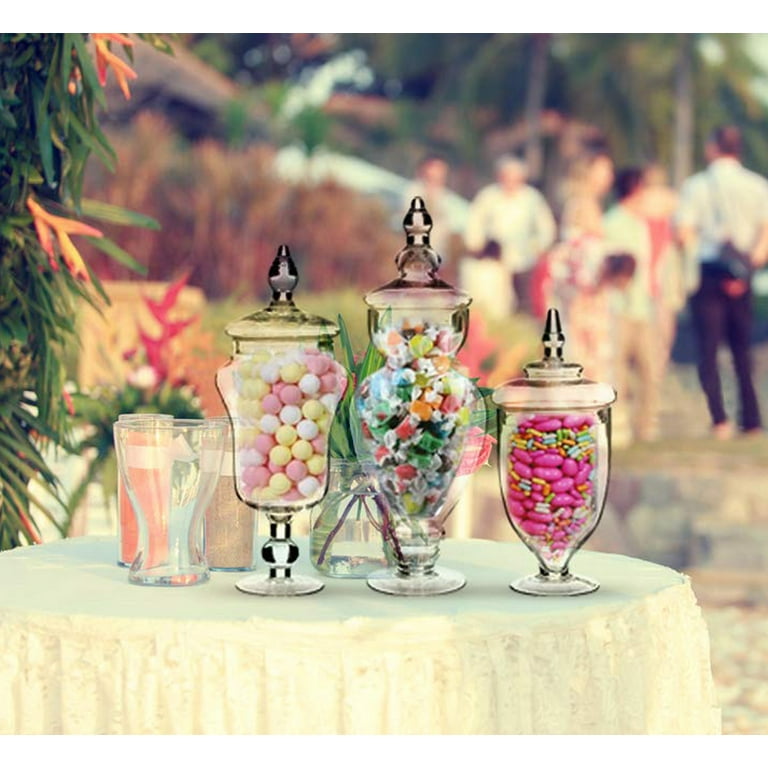 Glass Candy Jars Wedding, Candy Jars Wedding Gift