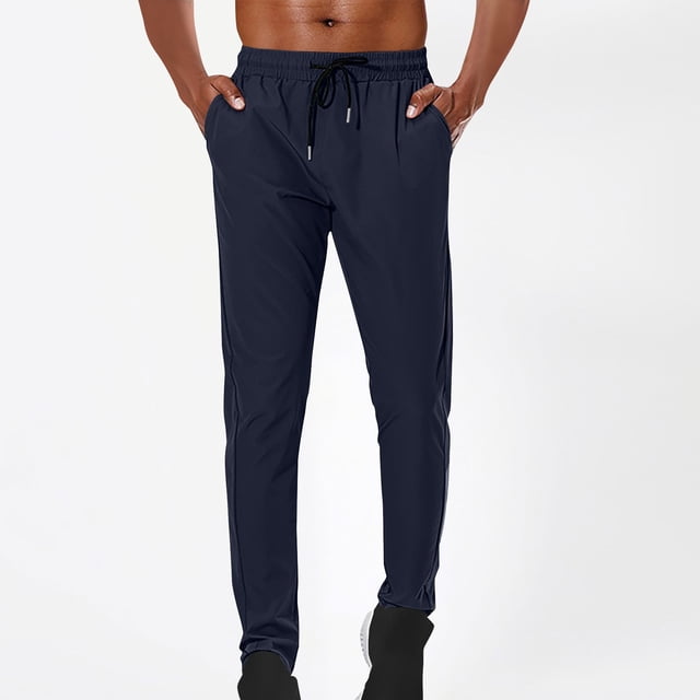 Pantalones largos para hombre, moda de primavera y verano, pantalones deportivos casuales, pantalones para hombre