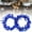 Blue, variant on Triani 25 Ft X 2 Tinsel Star Garland with Wire Elegant Hanging Metallic Holiday Tinsel Garland Ornament Clothing Accessories for Party Festive Ornament