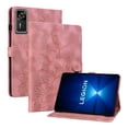 thumbnail image 2 of FJLBDE Case for Lenovo Legion Pad Y700 Gen 4 8.8 inch, Embossed Flower PU Leather Flip Wallet Folio Stand Cover, Pink, 2 of 7
