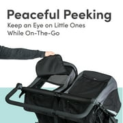 BOB Gear Revolution Flex 3.0 Duallie Jogging Stroller, Double Stroller, Graphite Black