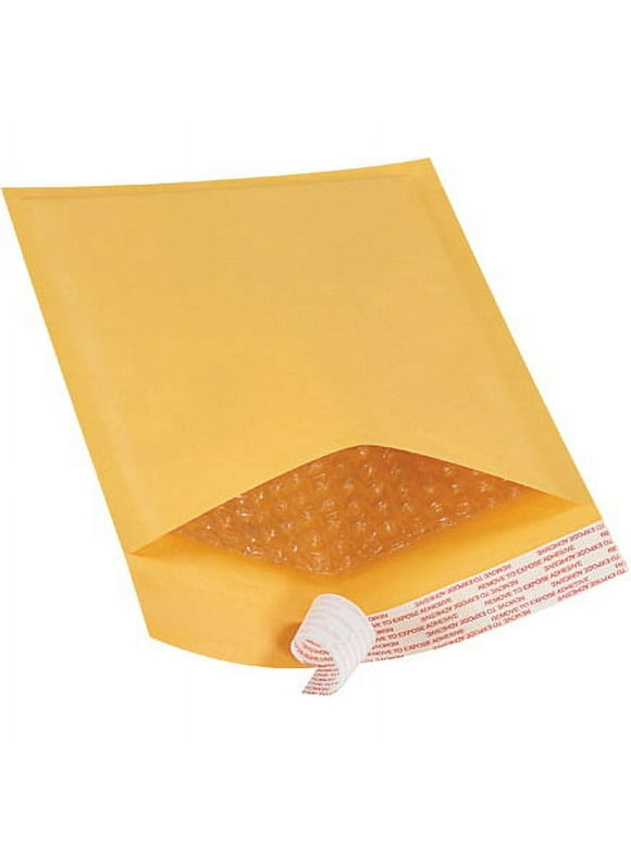 150-Pack of Self-Seal Kraft Bubble Mailers - #0, 6 x 10 Inch Padded Envelopes for Convenient and Secure Mailing.