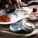 thumbnail image 3 of Plato redondo for sushi, plato de cerámica for salsa de soja, for salsas, aperitivos, plato for salsa de sushi, 3 of 5