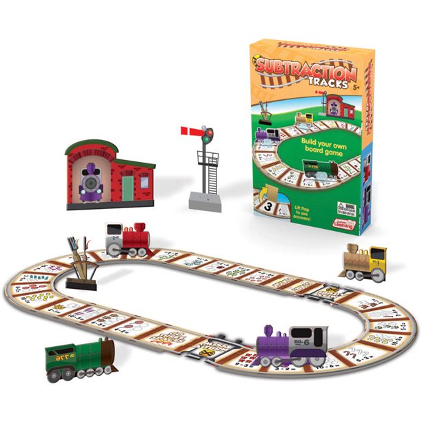 Junior Learning Subtraction Tracks Board Game