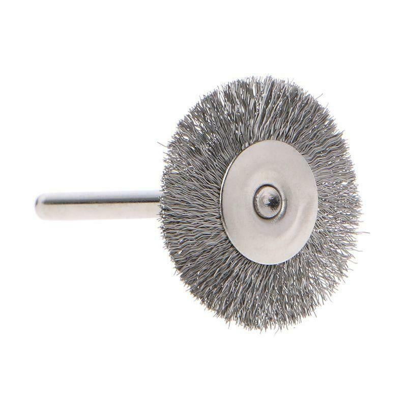 US 10X22mm Steel Wire Wheel Brushes Polishing Tool for Grinder Dremel Rotary New 