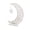 White, variant on Ramadan Moon Star Light Stand, Ramadan Welcome Night Lights, Muslim Crescent Tree Décor, Islamic Table Décor, Big Wooden Moon Star with LED Fairy Lights (Color, Large)