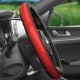 thumbnail image 3 of Galaxy13 Metallic Striped Steering Wheel Cover Fits 14.5" - 15.5", 3 of 7