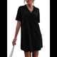 thumbnail image 1 of Vestido de Verano para Mujer, Cuello en V, Corta, Holgado, Informal, con Cuello Tipo Camiseta, Color Negro, Talla XL, 1 of 6