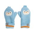thumbnail image 1 of FlapJackKids - Baby Knitted Mittens - Penguin - Small 0-2Y, 1 of 1