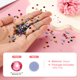 thumbnail image 2 of Uxcell 1440 Piezas de Rhinestone Hotfix de Fondo Plano de 4 mm, Gemas Redondas de Resina para Manualidades, Ropa, Decoración DIY, Arte de Uñas, (SS16, Rosa), 2 of 7