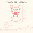 thumbnail image 4 of Cangurera Porta Bebes Cargador Ergonomico Posiciones 0-3años Belug, Amarillo, 4 of 5