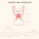 thumbnail image 4 of Cangurera Porta Bebes Cargador Ergonomico Posiciones 0-3años Belug, Amarillo, 4 of 5