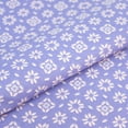 thumbnail image 2 of Singer Fabrics, 100% Cotton, Craft Quilting, White flowers on lavender, 8 Yard Precut, 2 of 2