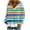 Blue Stripe, variant on Cute Sweaters For Women Y2K Floral Print Knit Cardigan Sweaters Long Sleeve V Neck Button Down Aesthetic Sweater Vintage Aesthetic 90S Outerwear Tops