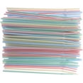 thumbnail image 2 of Cribun Flexible Plastic Straws, 300PCS Stripes Multiple Drinking Straws Bendable Straws Bendy Straws, 2 of 6