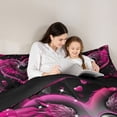 thumbnail image 5 of Feelyou Love Heart Angel Full Size Comforter Sets, Valentine's Day Bedding Sets, 3pcs, 5 of 8