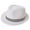16010-White, variant on Mens Fedora Trilby Straw Sun Hats Summer Panama Beach Sunhats for Men Foldable Short Brim Golf Hats White X-Large