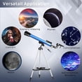 thumbnail image 4 of Tuword Telescope, 50mm Refractor with Finderscope and Mobile Phone Adapter, for Adults and Kids, 4 of 7