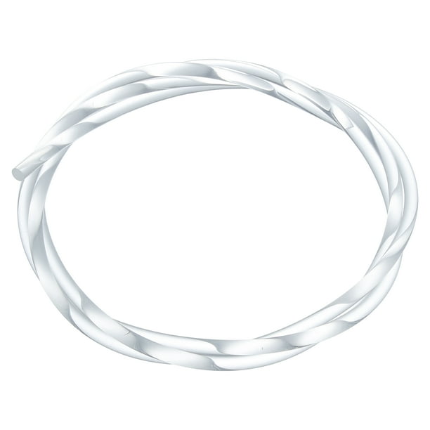8 mm 0,31" 2 m 6,56 Pies Universal Coche Fibra Óptica Cable Transparente - 1 Unidad