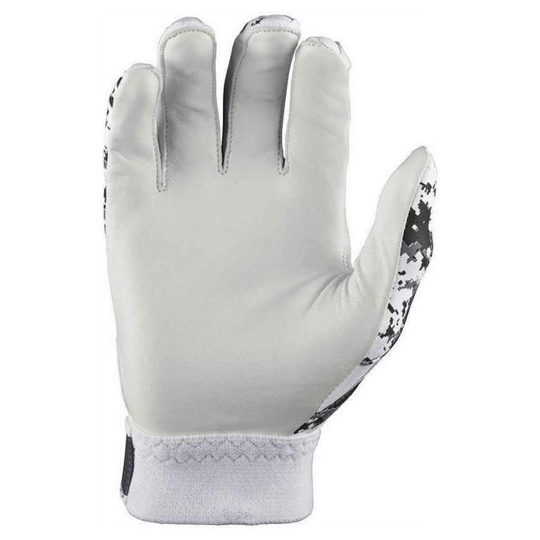 DeMarini Youth Digital Camo Batting Gloves Orange Large