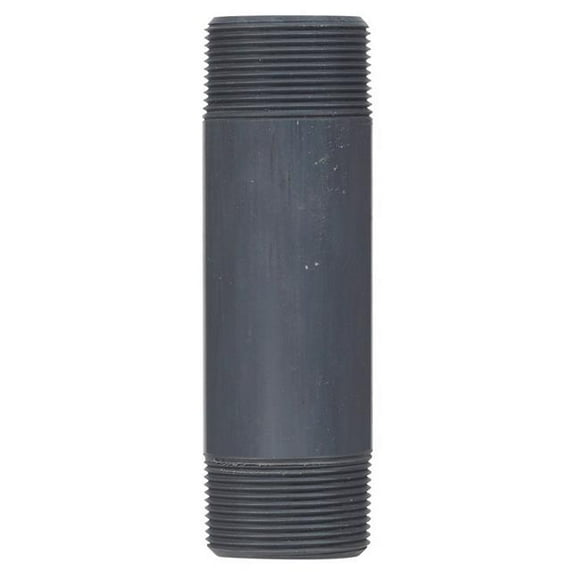 Schedule 80 PVC Pipe Nipple, 1-1/2 x 6 In. - 407-060