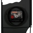 thumbnail image 7 of 36" Modern Silent Wall Clock, Nearly Silent Operation with Vintage Gold Numbers, Battery Operated for Convenient Placement in Living Room, Dining Room and Bedroom Decor, Stylish World Map Clock,Black, 7 of 7