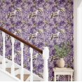 thumbnail image 2 of S4Sassy Citrus Fruit Wallpaper - Purple Wall Covering, 25" X 240" Self-Adhesive Vinyl Walls Paper, Decorative Wallwrap, Easy Diy Walls Covering For Bedroom, Living Room, Living Space, 2 of 8