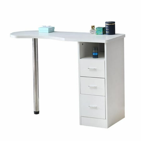 Walfront Beauty Salon Wooden Technician Table Nail Station