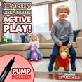 thumbnail image 4 of Waddle Inflatable Hopper Animal, Kids and Toddlers, Pump, 2 Years and up, Brown Horse, 4 of 8