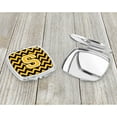 thumbnail image 3 of shiyou-Letter S Chevron Black and Gold Compact Travel Mirrors, Multicolor, 3 of 4