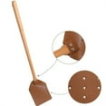 thumbnail image 6 of 2 Pack Long Wood Handle Manual Fly Swatter,Happon Durable Fly Swatte,Heavy Duty Leather Fly Swatter for Fly Catcher and Insects Catcher with Ease(Brown), 6 of 8