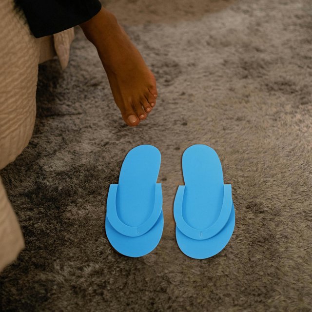 unbranded 24 Pares De Sandalias Desechables Suaves Con Tipo Para Casa