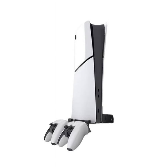 Wall Mount Bracket with Controller Holder - Compatible with Slim Digital and Disc Editions