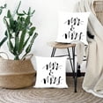 thumbnail image 5 of LALILO Throw Pillow Covers Mr And Mrs And Mrs Lettering Ink Modern Cushion Cover 18" x 18", 2 Pack, 5 of 6