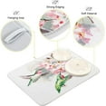 thumbnail image 3 of GZHJMY Spring Cherry Blossoms Flowers Hummingbirds Absorbent Dish Drying Mat, 16 x 18 Inches Microfiber Kitchen Countertop Table Protector Multi-Purpose Counter Rack Sink Drainer Pad, 3 of 6