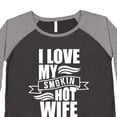 thumbnail image 4 of Inktastic I Love My Smokin Hot Wife Women's Plus Size T-Shirt, 4 of 5