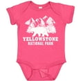 thumbnail image 3 of Inktastic Yellowstone National Park with Bear Mountains and Trees Boys or Girls Baby Bodysuit, 3 of 5