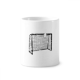 thumbnail image 1 of Black Football Door Net Pattern Toothbrush Pen Holder Mug Cerac Stand Pencil Cup, 1 of 2