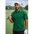 thumbnail image 4 of Expert Brand Men's Oxymesh™ Dry Fit Athletic Malibu Polo Shirt, Forest Green, XXL, 4 of 7