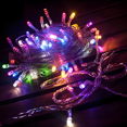 thumbnail image 3 of Christmas  96 LEDs Net Lights 5ft x 5ft Outdoor Waterproof 8 Modes Plug-in Net Fairy Lights for Bushes Gard, 3 of 6