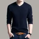 thumbnail image 5 of Suéteres de punto finos de manga larga para hombre, jersey informal de diseñador Y2k de alta calidad para hombre, prendas de punto de estilo coreano para otoño e invierno, 5 of 5