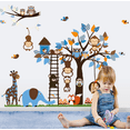 thumbnail image 4 of Vinil Decorativo Infantil Recamara Árbol Con Animales Selva Dara Baby Syene VinDe106, 4 of 7