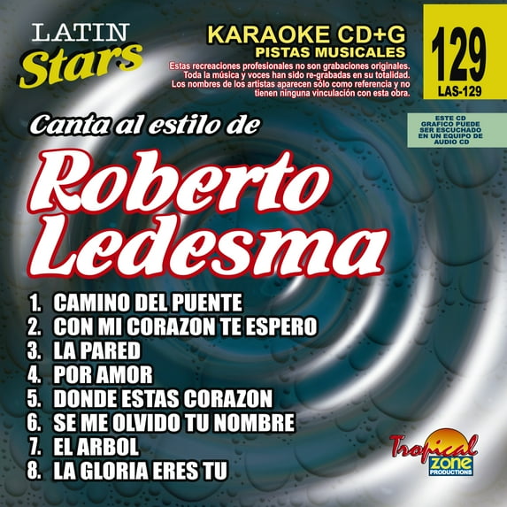 Karaoke Latin Stars 129 Roberto Ledesma