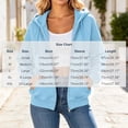 thumbnail image 4 of Ghalytn Women's Oversized Full Zip Drawstring Hooded Fleece Jacket, Rib Cuff Relaxed Waist Hem Pullover with Pocket, 4 of 8