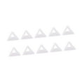 thumbnail image 3 of Almencla 10 Pieces Soccer Triangle Training Cones Practice Lightweight Cross Training White, 3 of 8