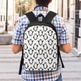 thumbnail image 5 of Disketp Lovely Penguin School Backpack, Lightweight Basic Middle School Bookbags 17 Inch Casual Daypack for Student College, Travel or Outdoor, 5 of 6