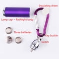thumbnail image 4 of Led Zoom Mini Flashlight Telescopic Strong Light Torch With Keychain Pendant Creative Mountaineering Buckle Gift, 4 of 9