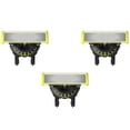 thumbnail image 1 of Lot de 3 Lames de Rasoir Compatibles avec Philips Oneblade Lames de Rechange One Blade Pro Rotation 360°, 1 of 1